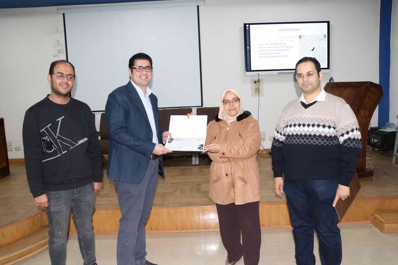 A Report on a Workshop Entitled: “Mobility Grants for Erasmus projects, Mansoura University”