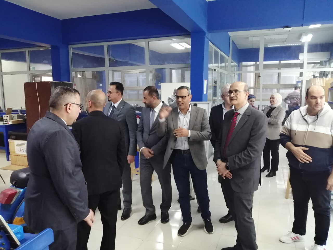 وفد جامعة العين يشيد بريادة وجاهزية كلية الهندسة - جامعة المنصورة