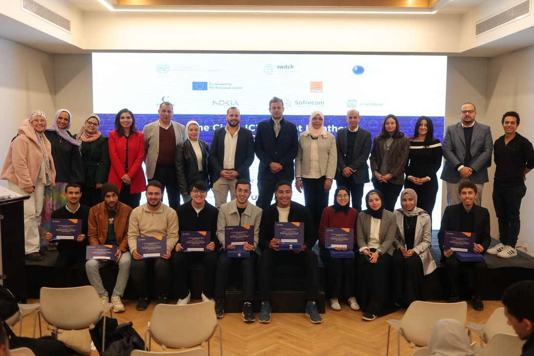 تهنئة  إلى فريق ReVolvix بمناسبة حصوله على المركز الثالث  في مسابقة One Circle ICT Reboot Ideathon 2026